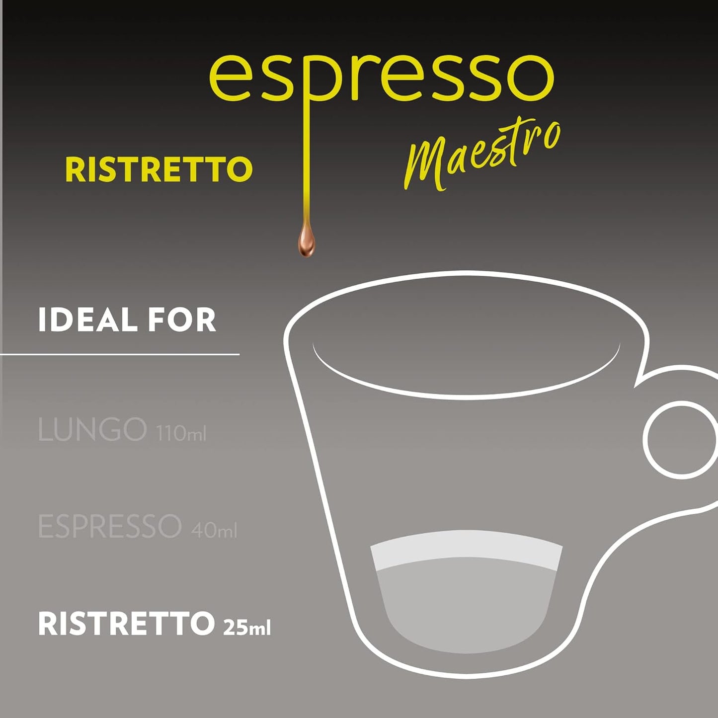 Lavazza Espresso Maestro Ristretto Capsules – Italian Espresso for Family Kitchens and Guest Service, Nespresso Original Compatible