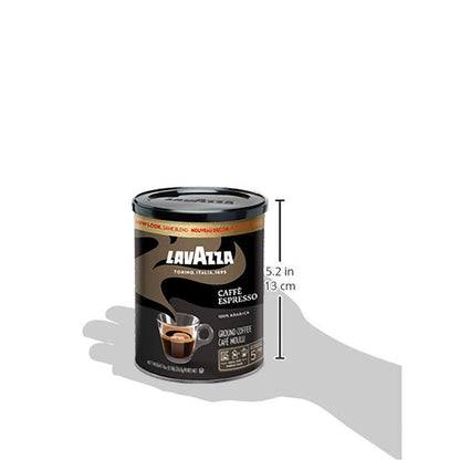 Lavazza Ground Coffee Gift Set – Thoughtful Birthday Present for Mom and Her, Premium Arabica Blend in Decorative Tins