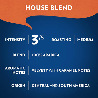 Lavazza House Blend Perfetto Whole Bean Coffee 12oz – Housewarming Gift Bag for New Homeowners, Medium Roast Italian Coffee for Hosts