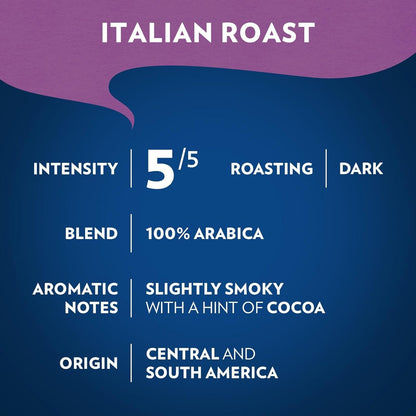 Lavazza Italian Roast Ground Coffee 12oz — Smooth Low-Acidity Dark Blend for a Calming After-Dinner Ritual