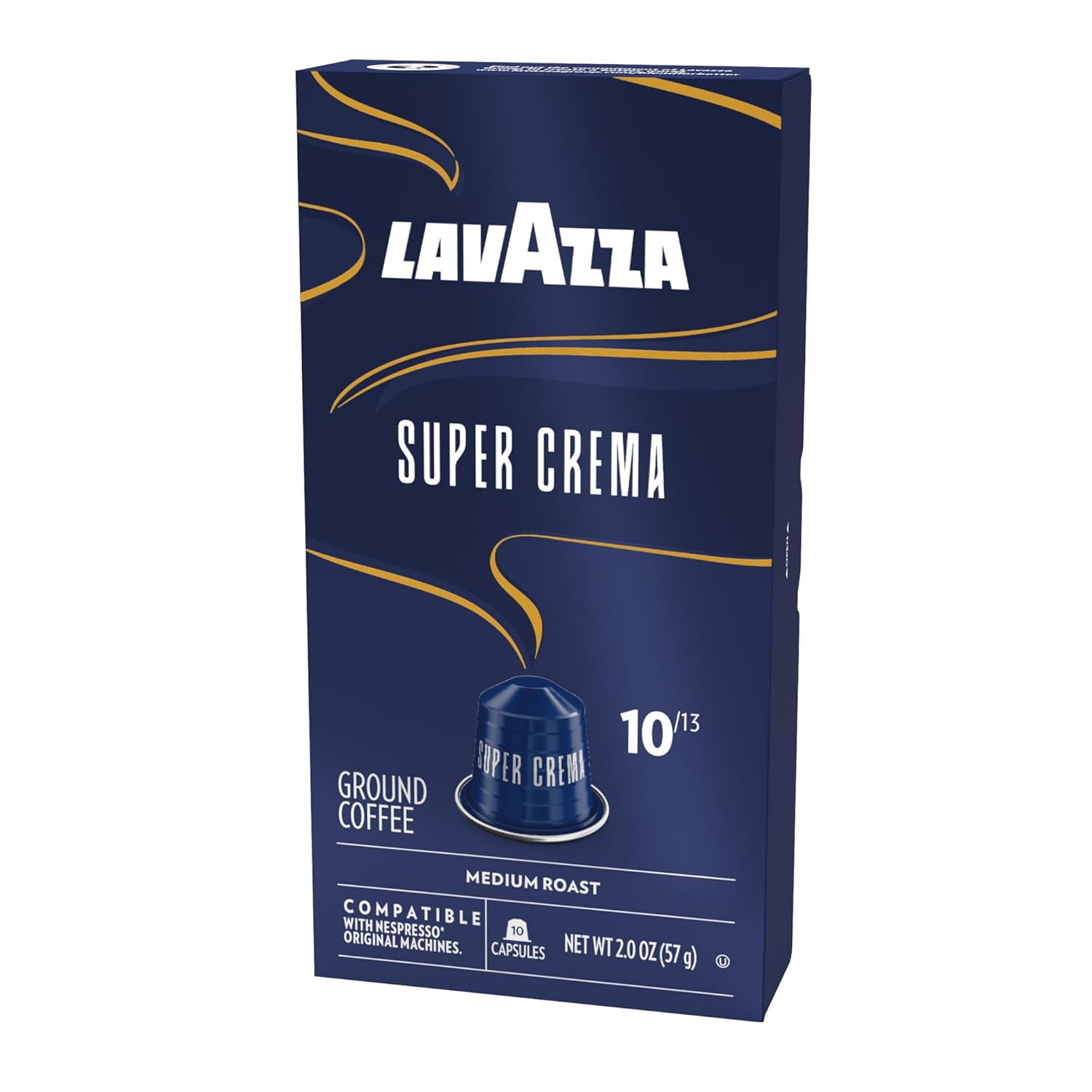 Lavazza Super Crema Aluminum Capsules for Nespresso Original Machines – Premium Italian Espresso for the Curated Home Bar