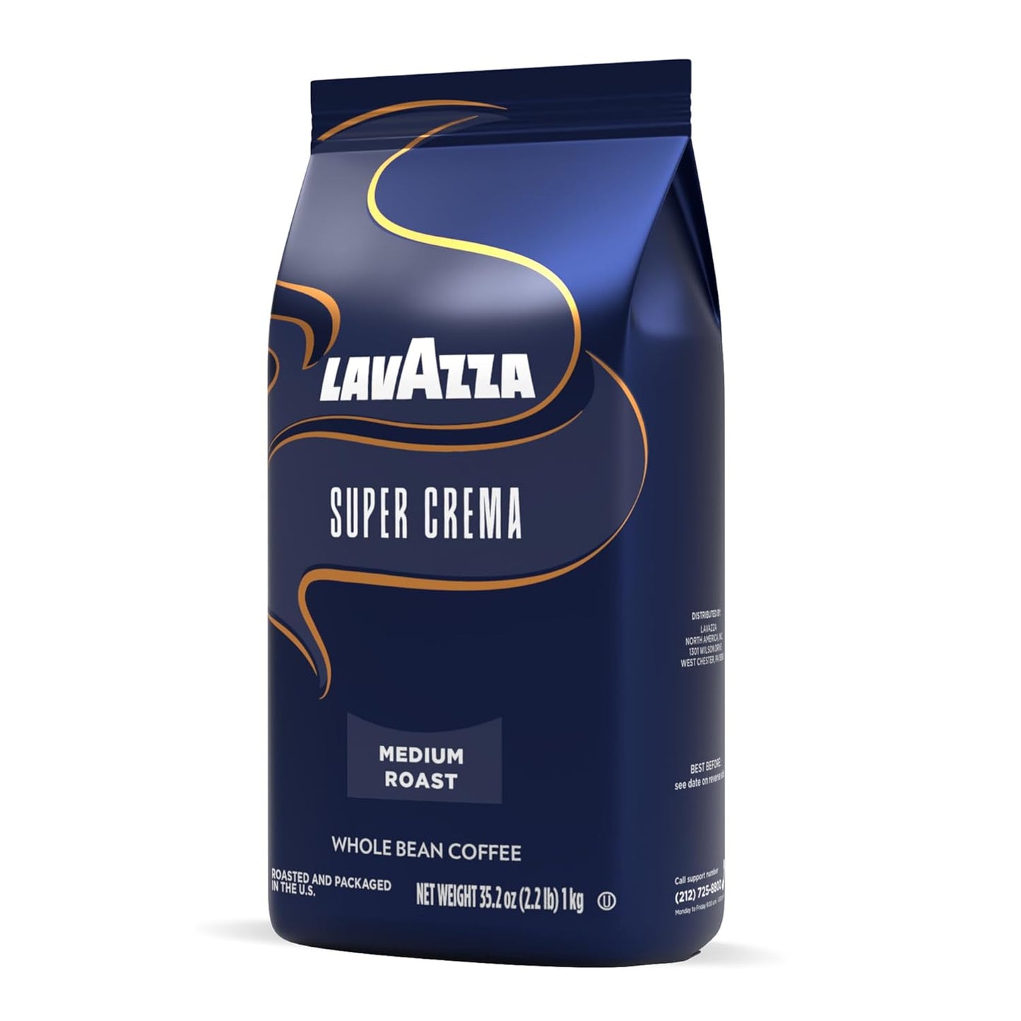 Lavazza Super Crema Whole Bean Coffee – Artisanal Italian Roast for an Elevated Espresso Ritual