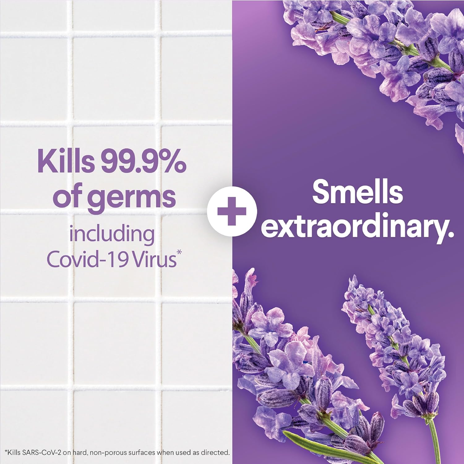 lavender and jasmine fragrance with rose and hyacinth undertones for long-lasting freshness