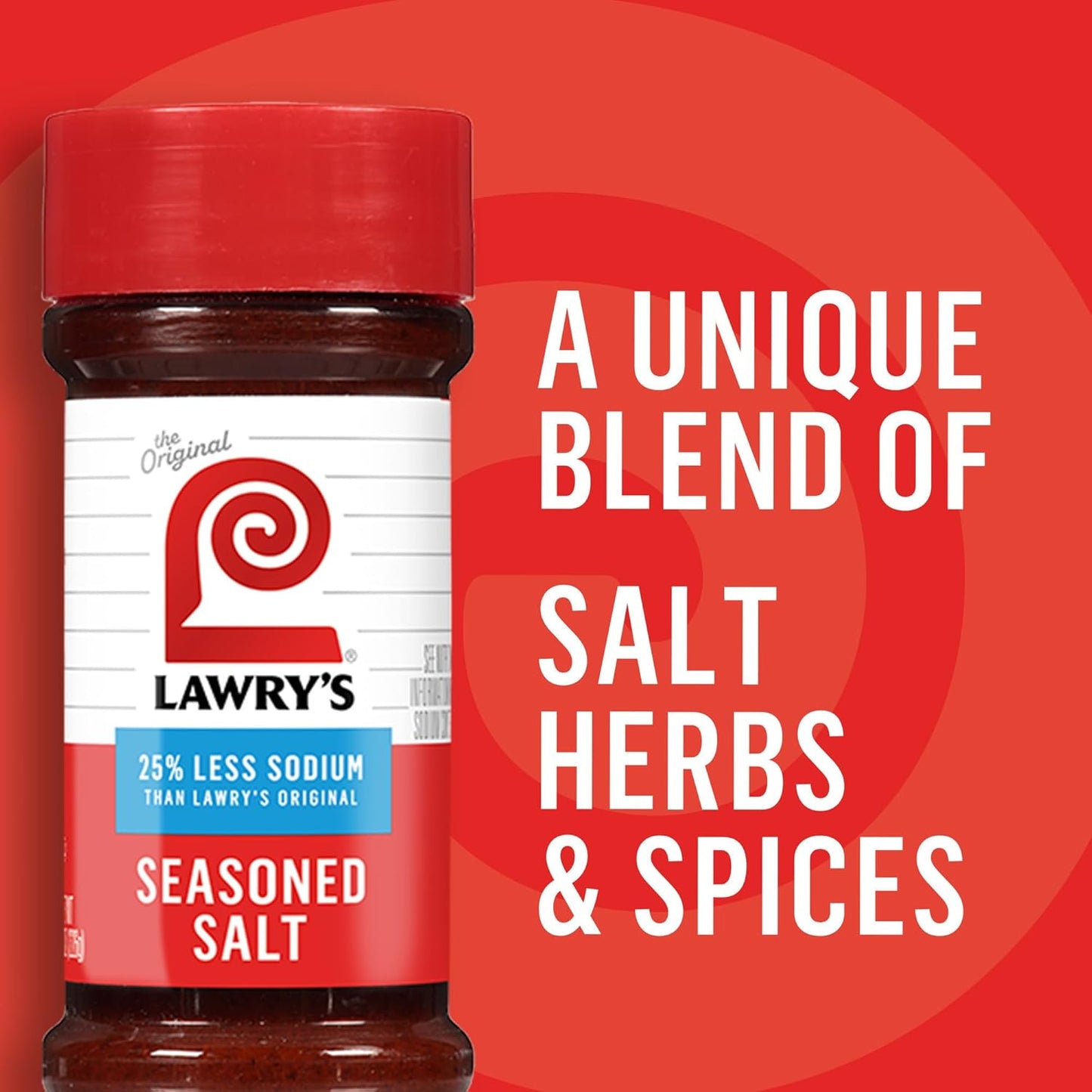 Lawry's 25% Less Sodium Seasoned Salt – Practical Housewarming Gift for Home Cooks