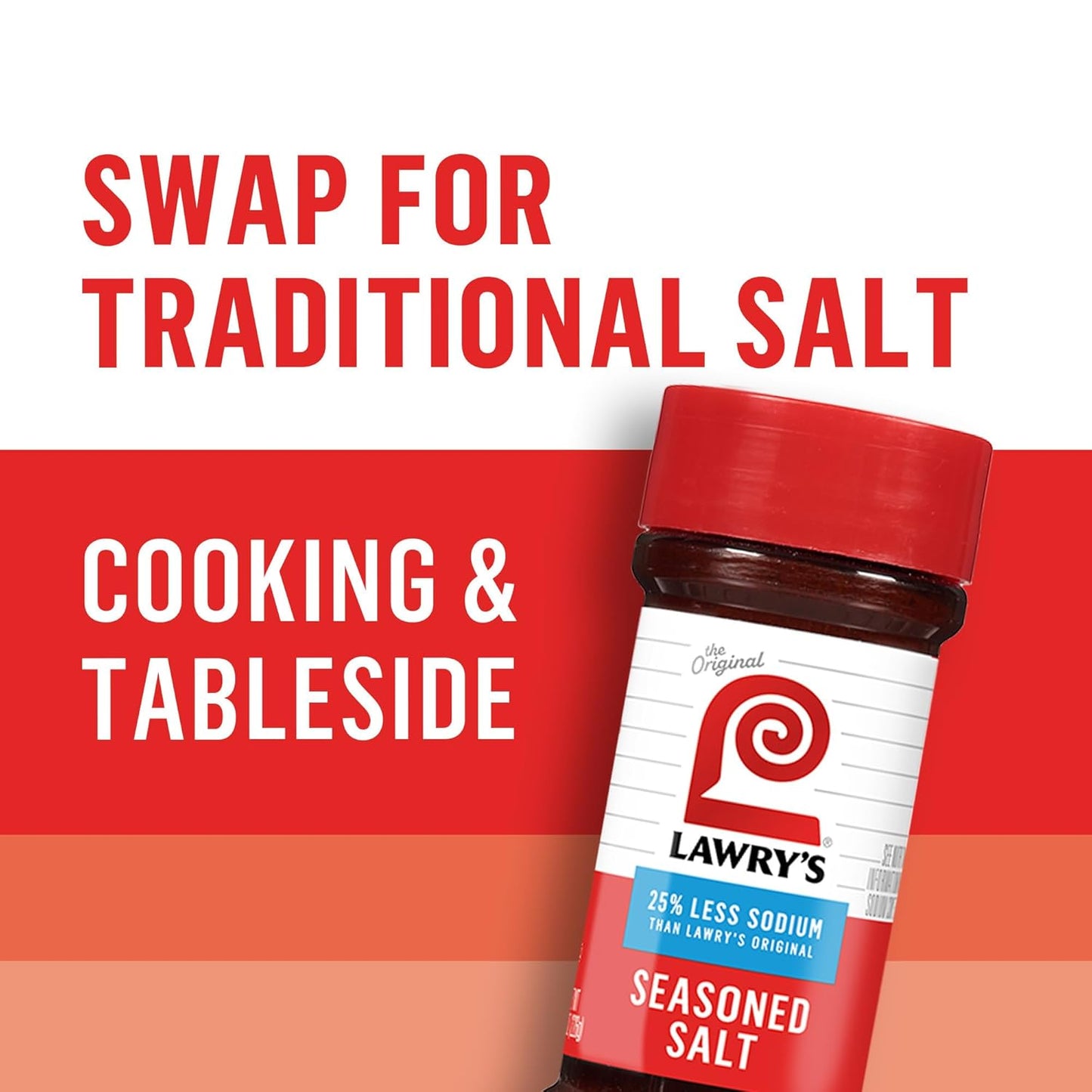 Lawry's 25% Less Sodium Seasoned Salt – Practical Housewarming Gift for Home Cooks