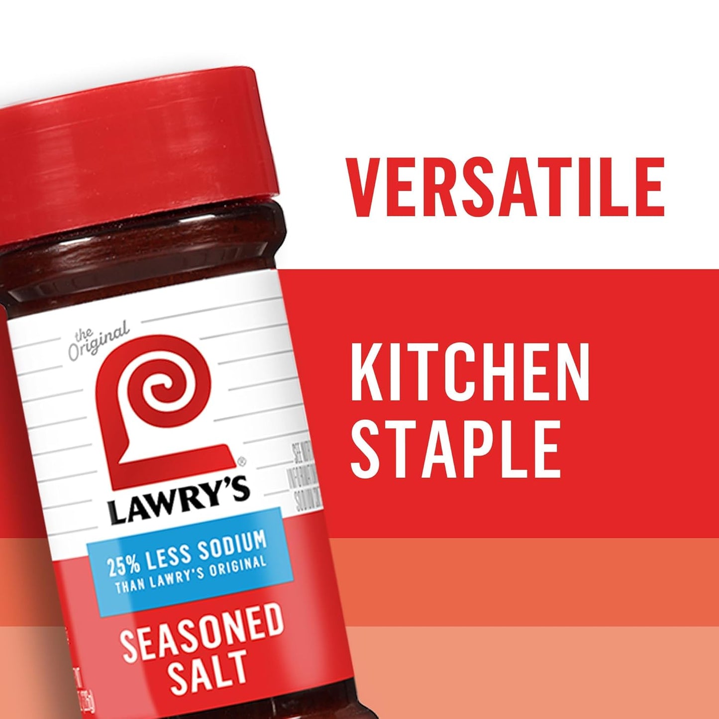Lawry's 25% Less Sodium Seasoned Salt – Practical Housewarming Gift for Home Cooks