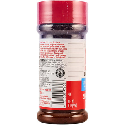 Lawry's 25% Less Sodium Seasoned Salt – Practical Housewarming Gift for Home Cooks