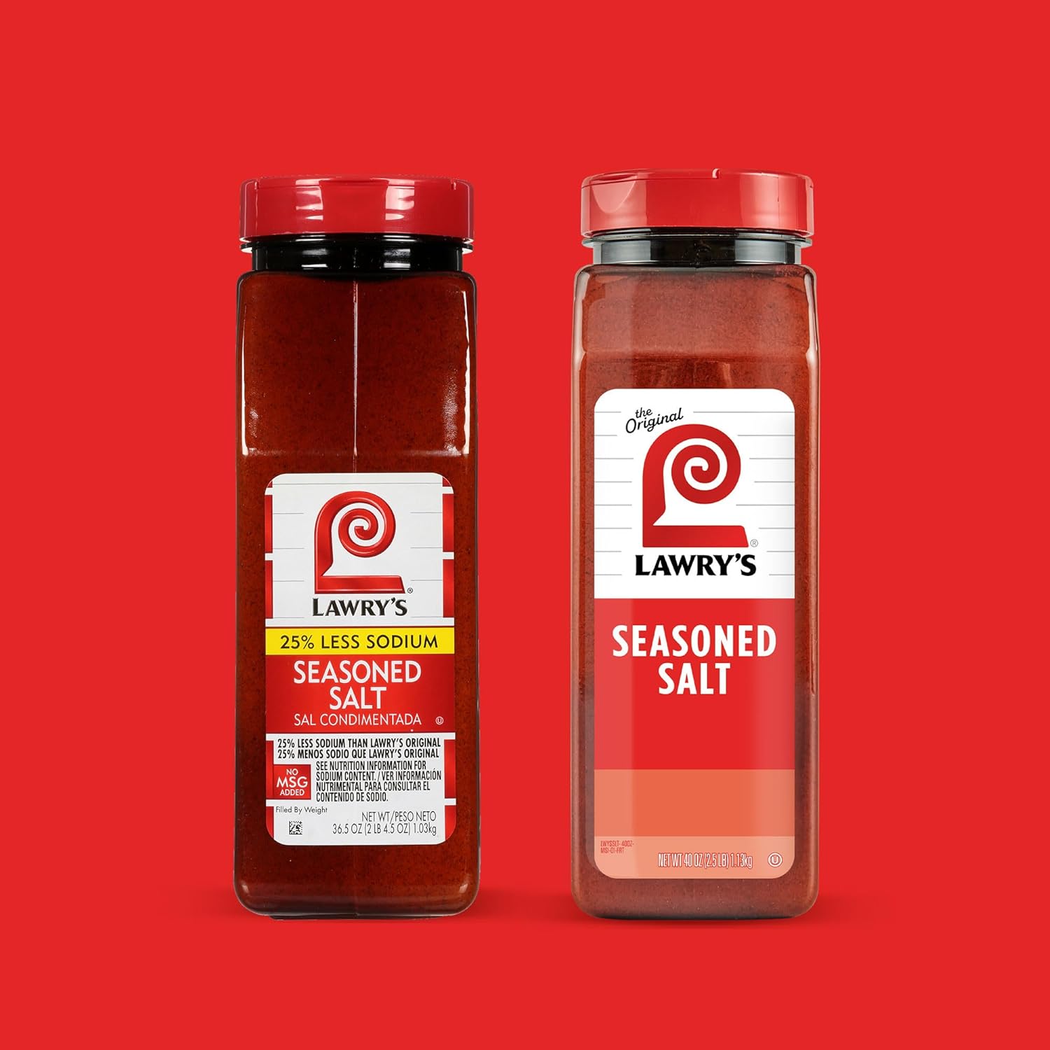 Lawry's 25% Less Sodium Seasoned Salt – Wellness Pantry Staple for Low-Sodium Lifestyles, Vegetables and Lean Proteins