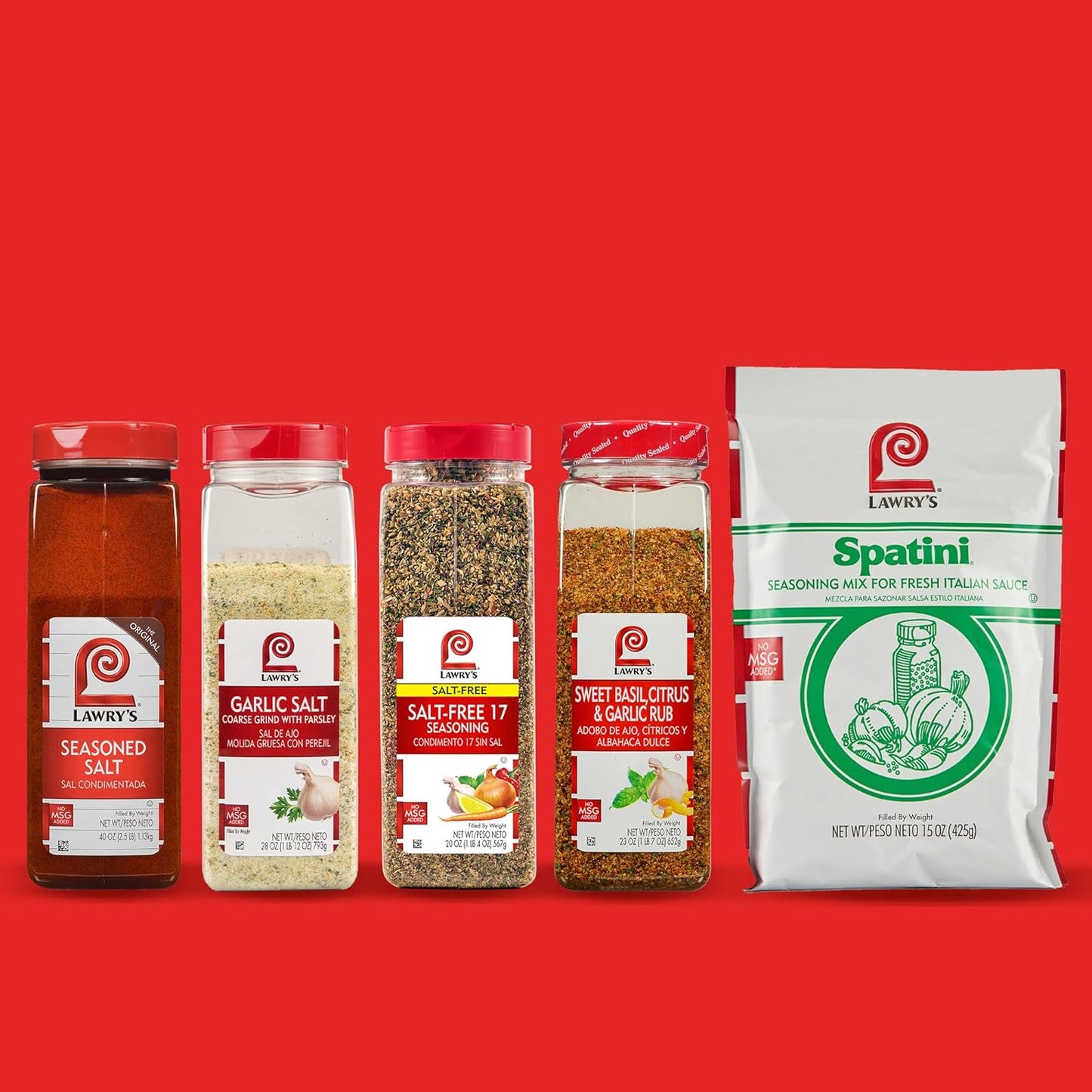 Lawry's 25% Less Sodium Seasoned Salt – Wellness Pantry Staple for Low-Sodium Lifestyles, Vegetables and Lean Proteins