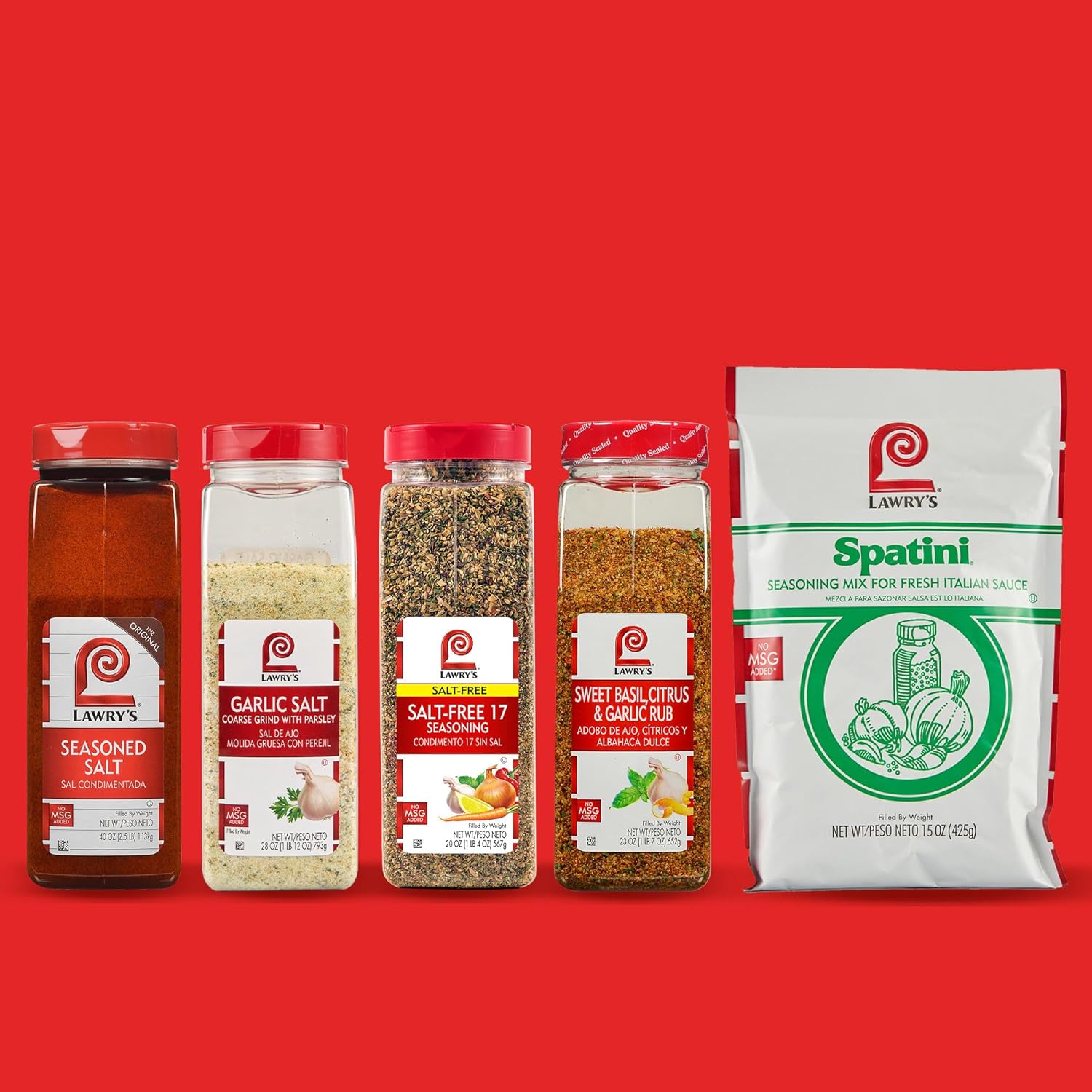 Lawry's 25% Less Sodium Seasoned Salt – Wellness Pantry Staple for Low-Sodium Lifestyles, Vegetables and Lean Proteins