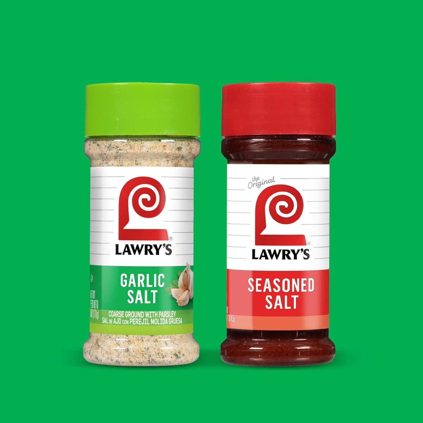 Lawry's Garlic Salt – Backyard Grill Seasoning for Steaks, Burgers, and Chops, Coarse Ground, 11 oz