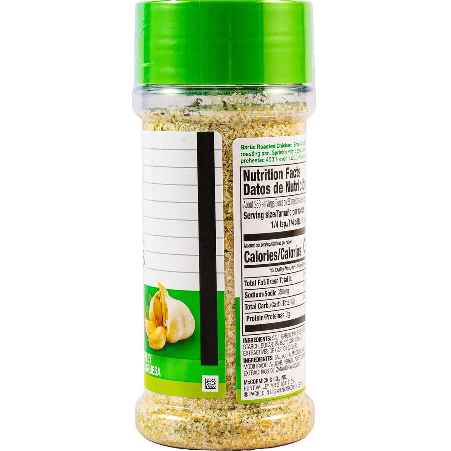 Lawry's Garlic Salt – Backyard Grill Seasoning for Steaks, Burgers, and Chops, Coarse Ground, 11 oz