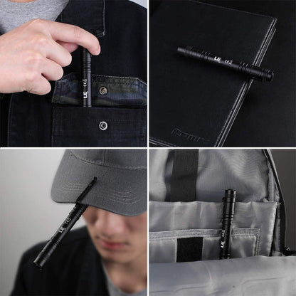 LE LED Pen Flashlight 2-Pack – Practical Stocking Stuffer Gift for Dad, Husband and Grandpa
