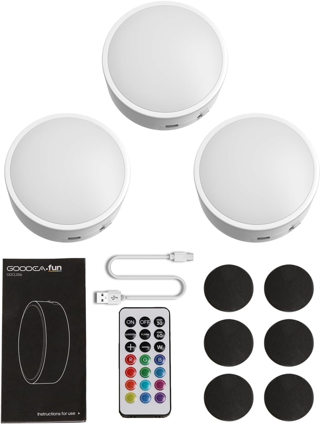 LED Puck Lights with Remote — Thoughtful Housewarming Gift for New Homeowners and Apartment Renters
