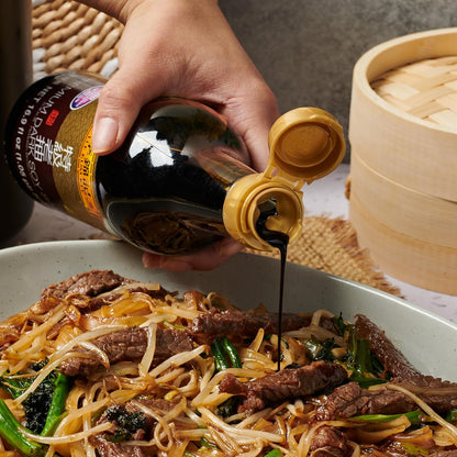 Lee Kum Kee Premium Dark Soy Sauce – Clean-Label Pantry Essential for Mindful Home Cooking, Naturally Brewed for Lower-Sodium Family Meals