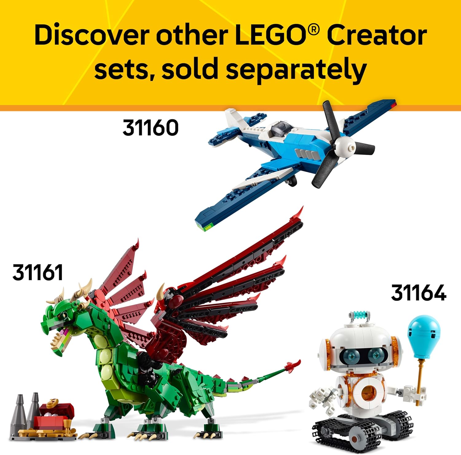 LEGO Creator 3-in-1 Wild Animals Spider Set – Safe Building Toy for Kids Ages 7+ Bedroom & Playroom