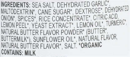 lemon butter garlic flavor profile suited to poultry, seafood, and vegetables