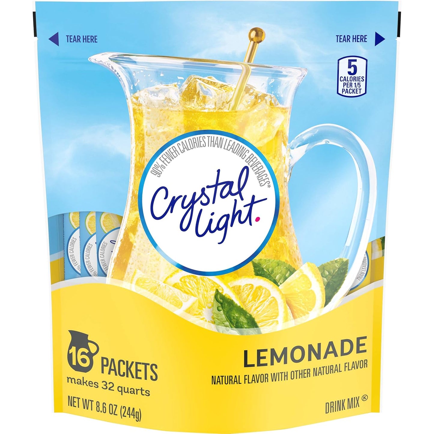 lemonade flavor profile with natural and artificial flavoring