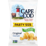 Cape Cod Potato Chips Original Kettle Chips – 14 oz Party Size, Portable Snack for Picnics and Beach Days