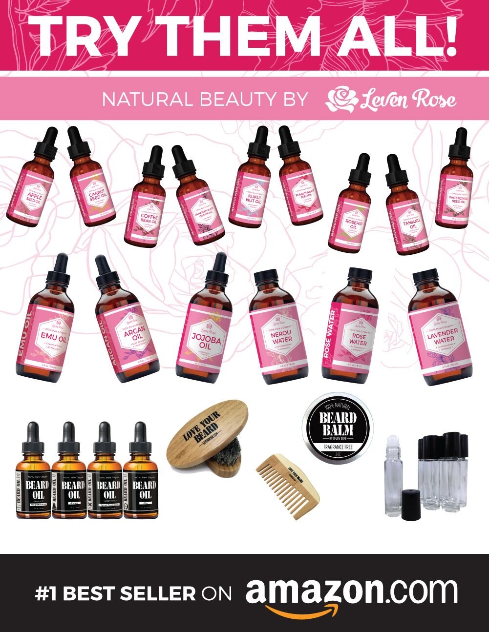 Leven Rose Pomegranate Seed Oil – Thoughtful Birthday Gift for Her, Self Care Present