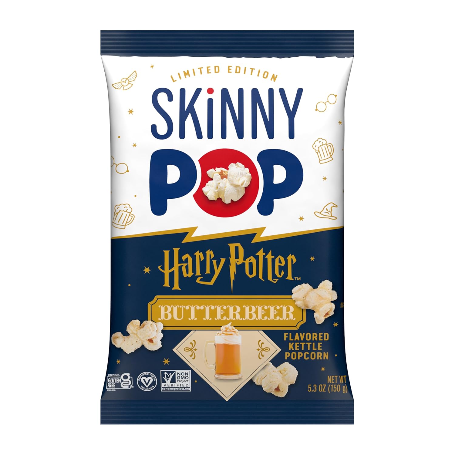 licensed harry potter butterbeer flavor profile (butterscotch, brown butter, caramel notes)