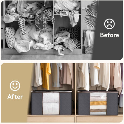 Lifewit Clothes Storage Bins – Thoughtful Housewarming Gift for New Homeowners, 6 Pack