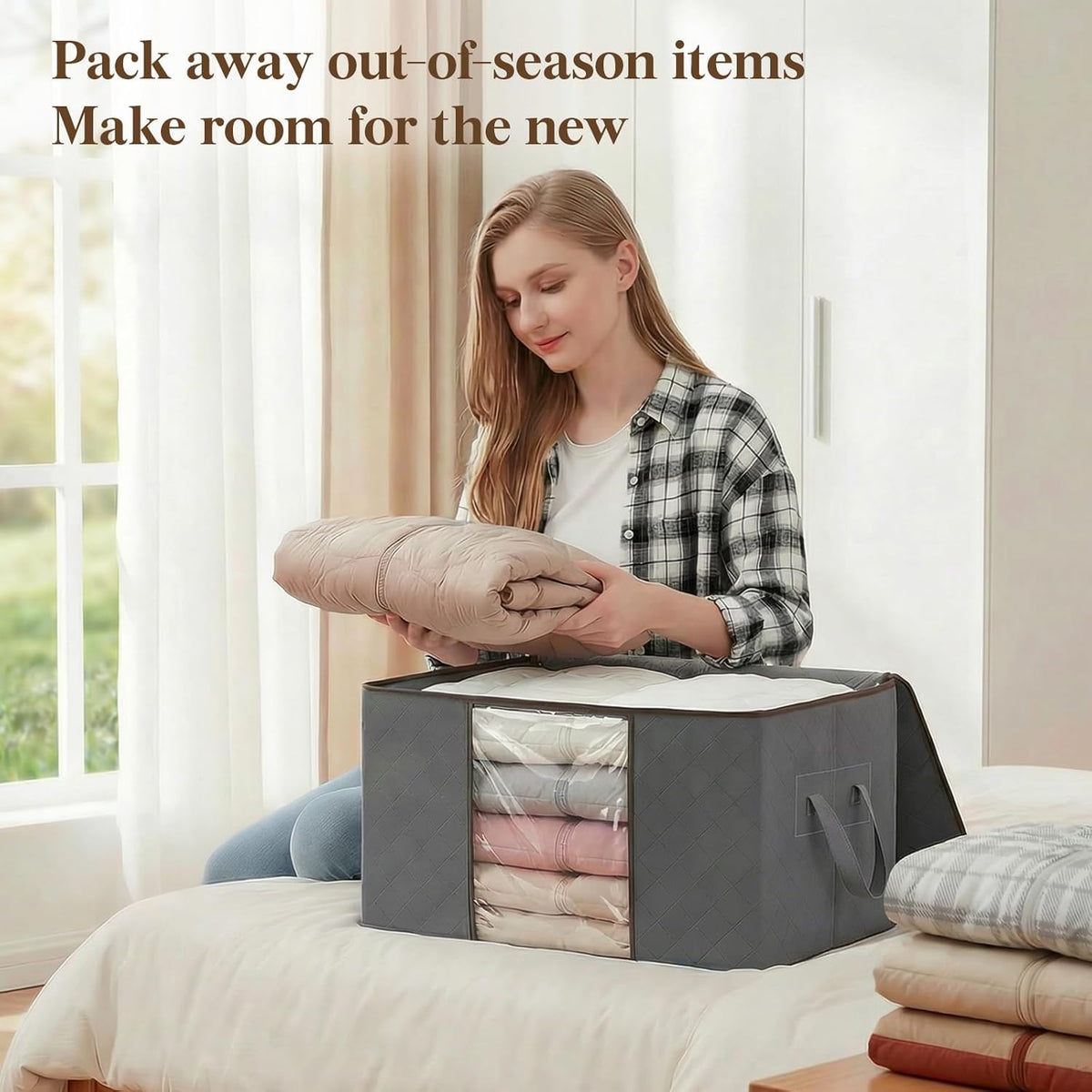 Lifewit Clothes Storage Bins – Thoughtful Housewarming Gift for New Homeowners, 6 Pack