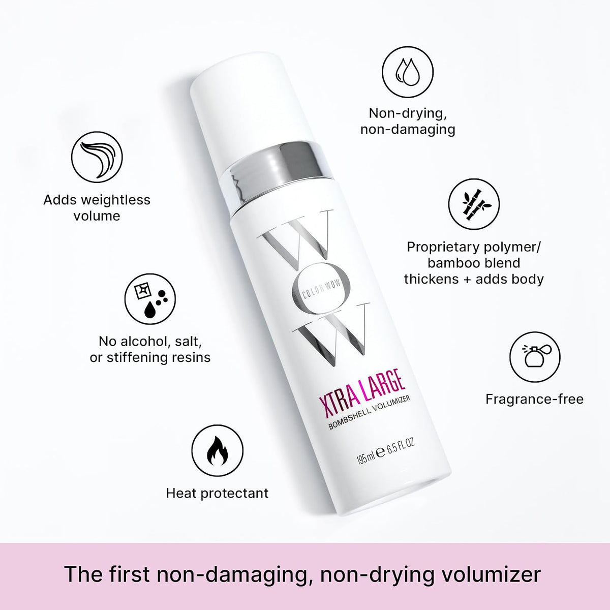 light, frothy mousse texture engineered for weightless lift