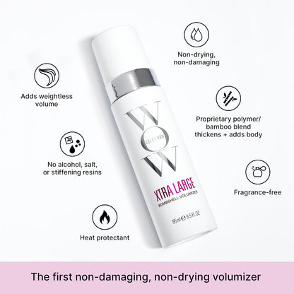 light, frothy mousse texture engineered for weightless lift