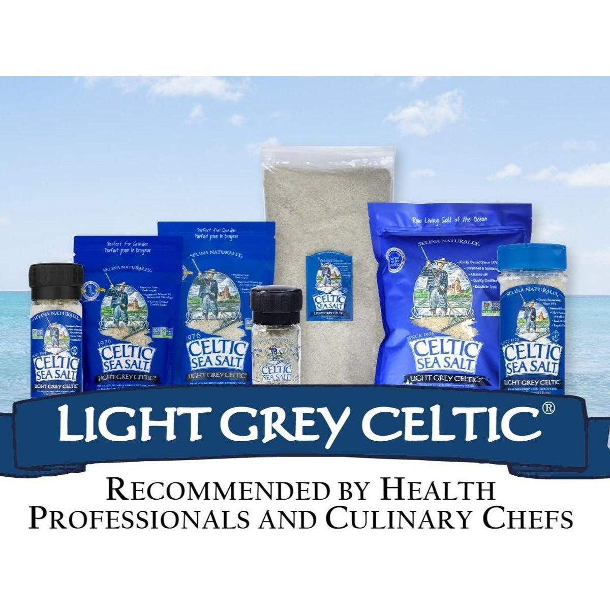 Light Grey Celtic Sea Salt Travel Jar – Lightweight Seasoning for Hiking Trips and Tailgate Feasts