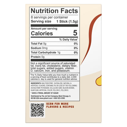 light/low-calorie vanilla flavor formulation