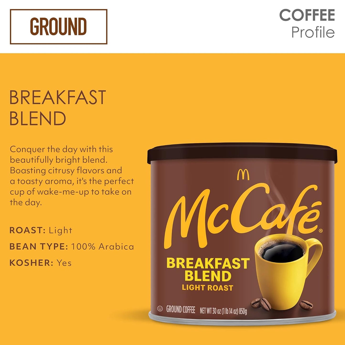 light roast 'breakfast blend' roast profile