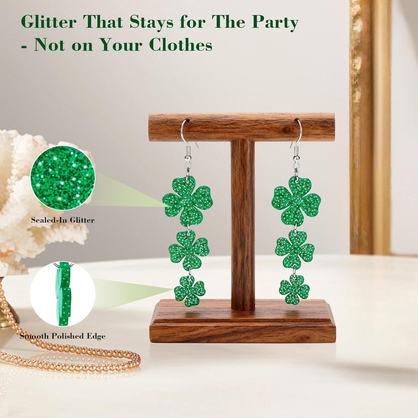 lightweight dangle earring format for all-day wear