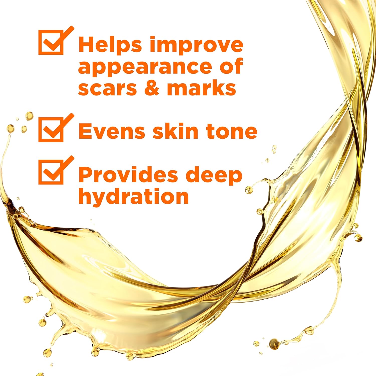 lightweight dry oil formula that absorbs quickly and is suitable for whole-body application