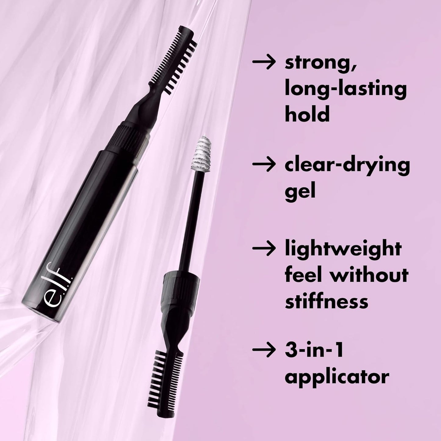 lightweight, non-stiff texture that brushes on buildable