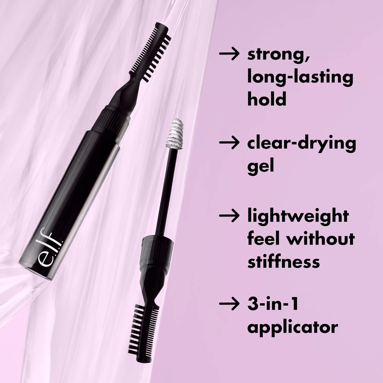lightweight, non-stiff texture that brushes on buildable