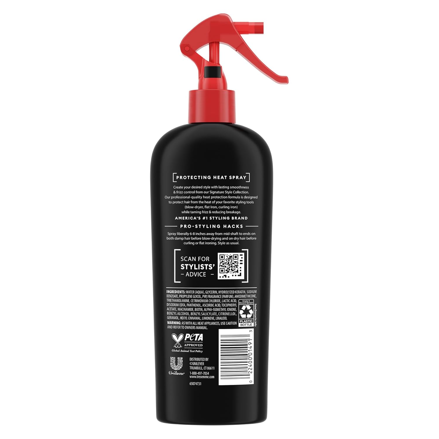 lightweight, non-weightless spray formulation