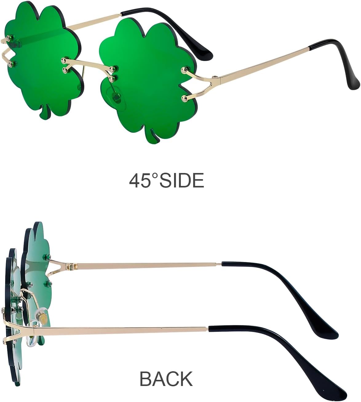 lightweight novelty eyewear construction for comfortable short-event wear