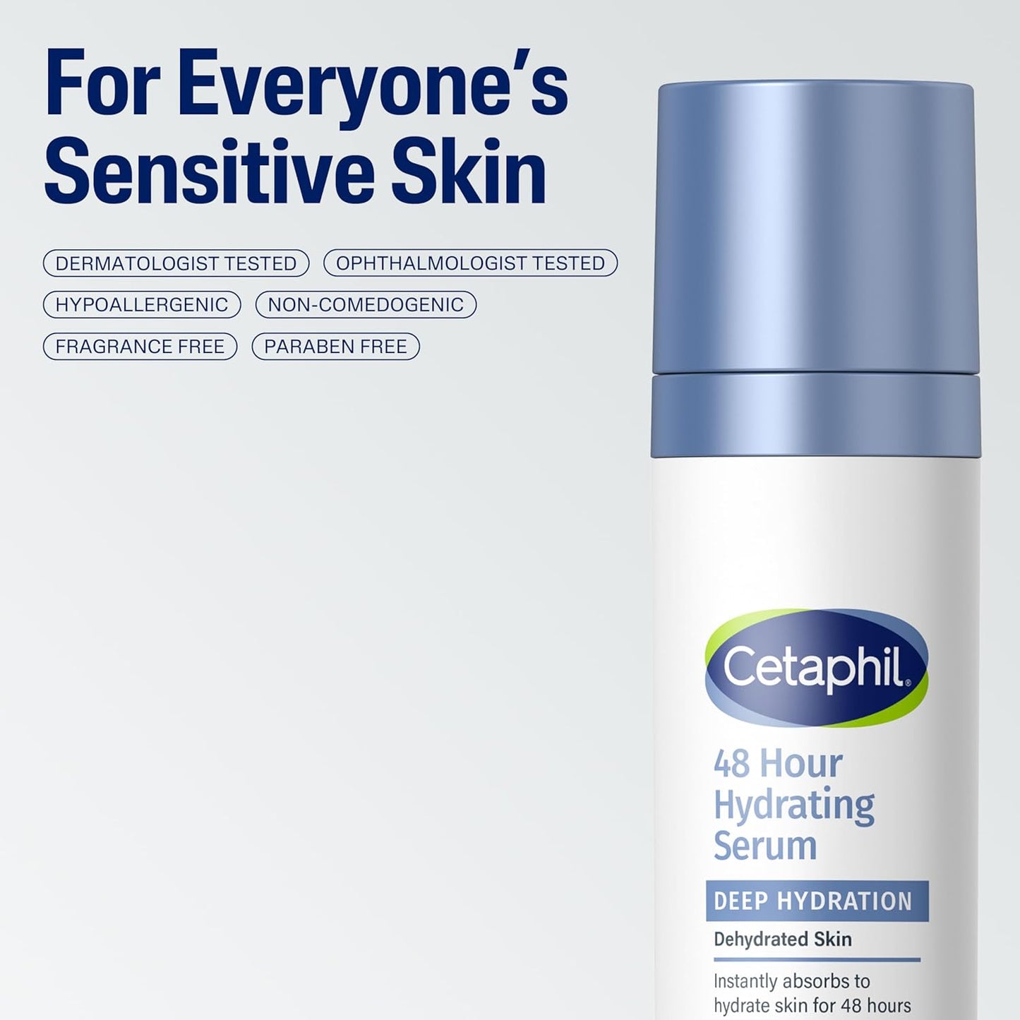 lightweight serum texture that absorbs instantly and layers under moisturizer or makeup