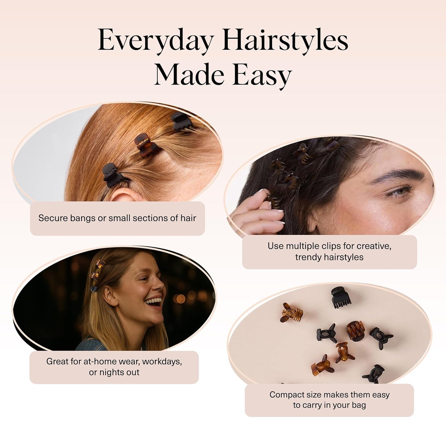 lightweight, snag-free, and non-pulling teeth for comfort on fine hair