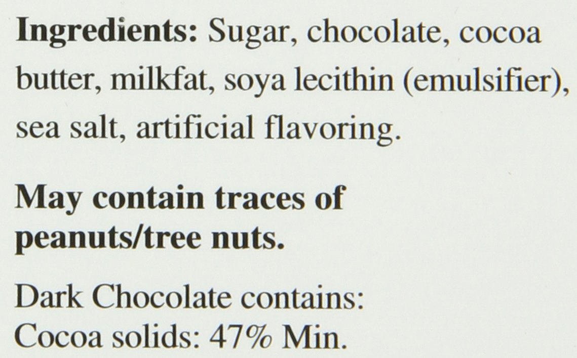Lindt Excellence Sea Salt Bar 12-Pack – Clean, Slim Dark Chocolate Bar for the Uncluttered Pantry