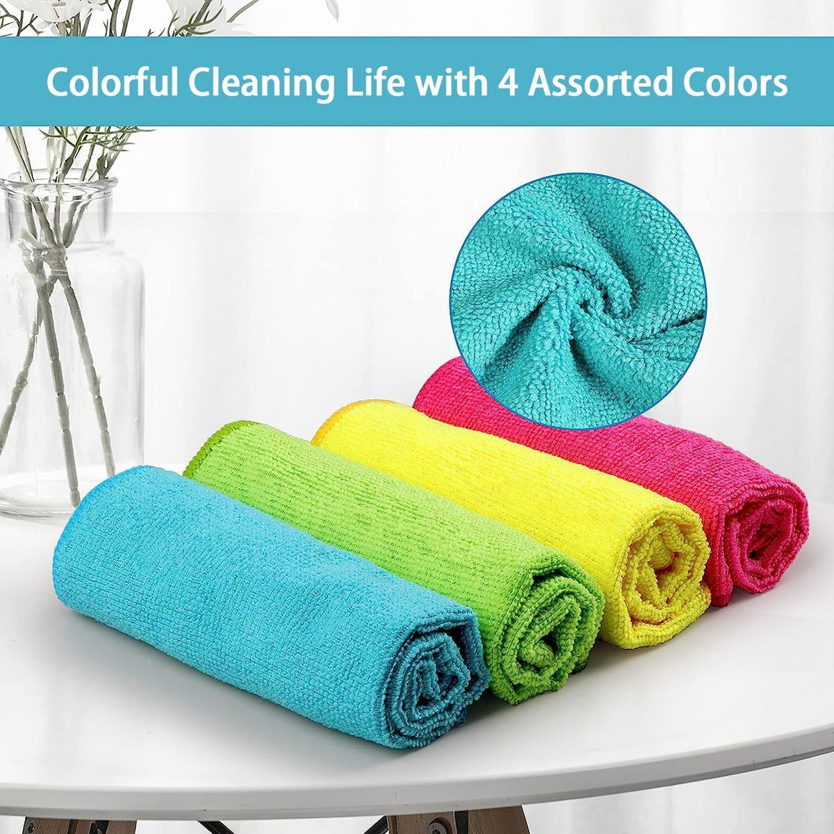 lint-free and scratch-free weave safe on glass, ceramic, paint, and screens