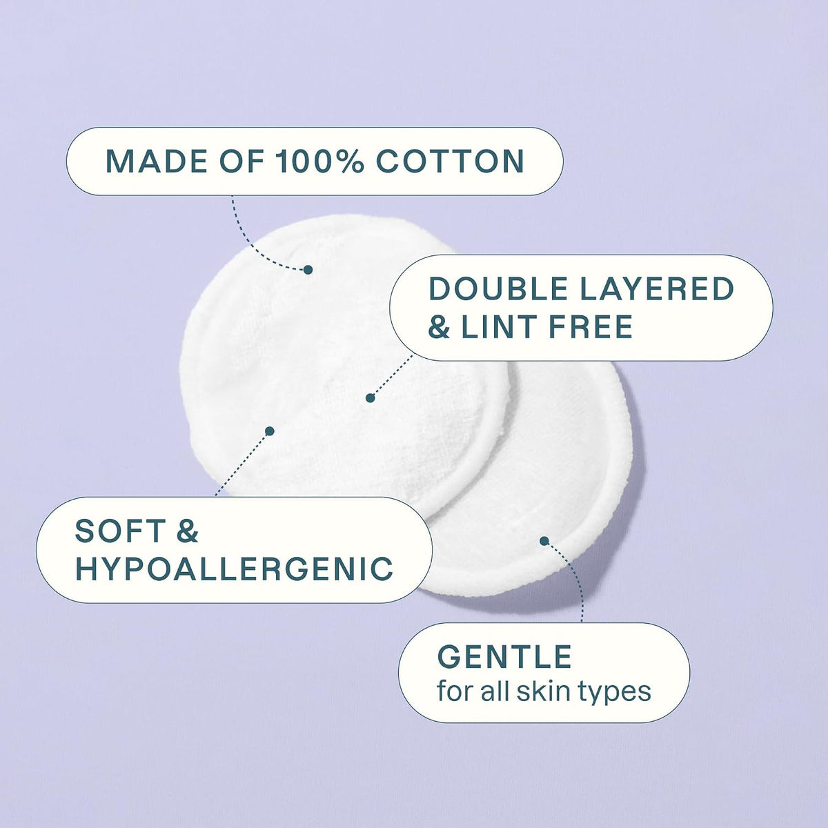 lint-free, hypoallergenic material