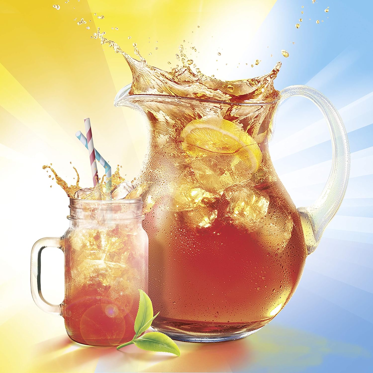 Lipton Cold Brew Iced Tea Bags for Mindful Calorie Counters, 22 No-Boil Family Size Bags for Guilt-Free Everyday Drinking