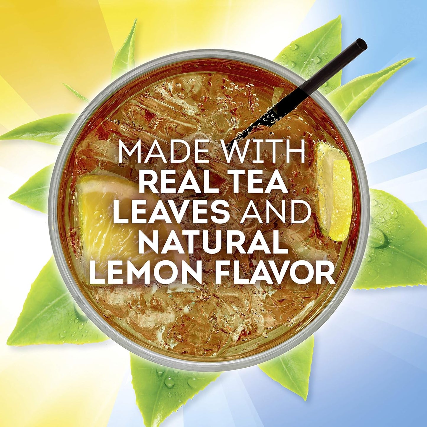 Lipton Lemon Sweetened Iced Tea Mix – Camping and Cookout Drink Supply, 56 Quarts of Easy Mix Lemonade Tea
