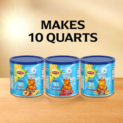 Lipton Sugar-Free Peach Iced Tea Powder – Guilt-Free Afternoon Refreshment for Dieters and Diabetics