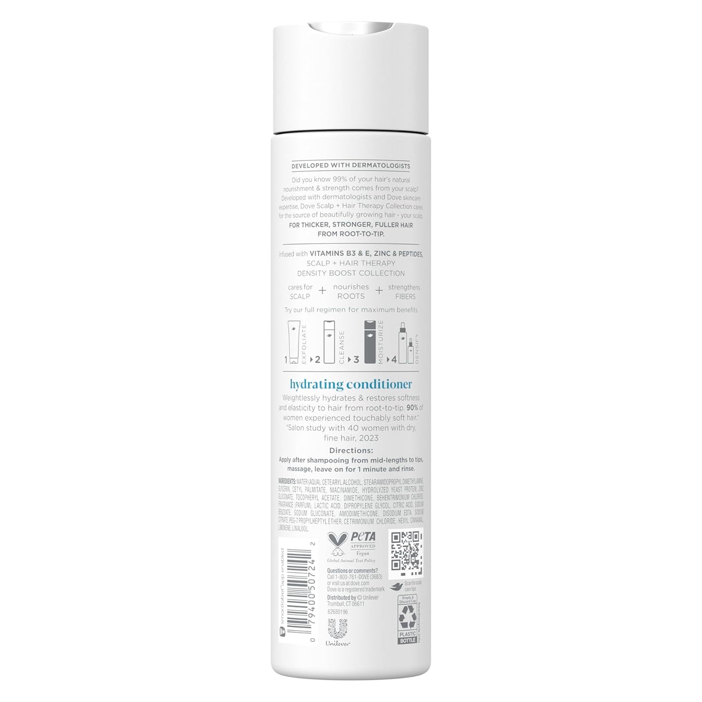 liquid conditioner in a 9.25 oz bottle