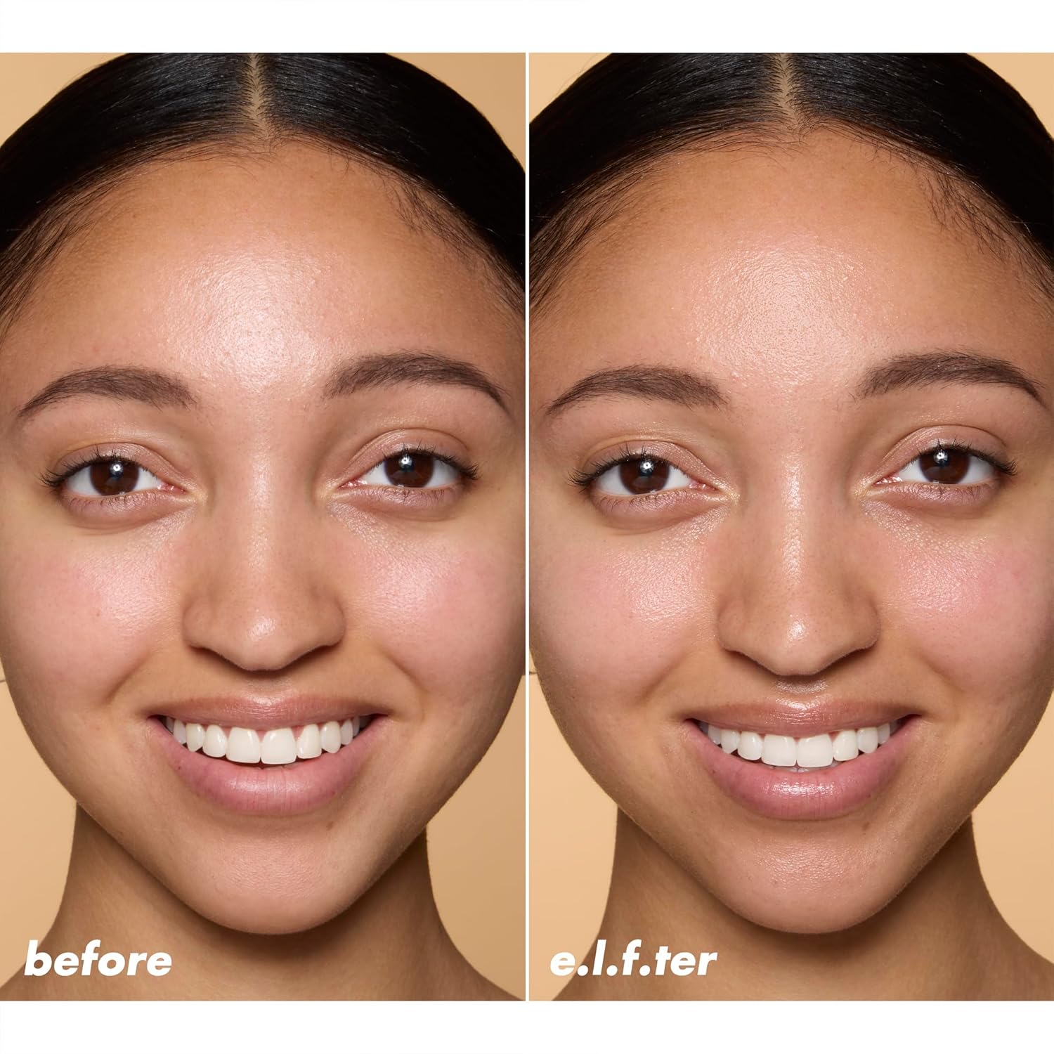 liquid form with light 'dew-o' scent designed for dewy finish