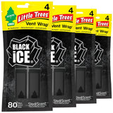 LITTLE TREES Car Air Freshener Wrap – Daily Aromatherapy Practice for Road-Trip Zen, Controlled-Release Scent Technology