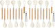 10 PCS (Pack of 2) - Cream White